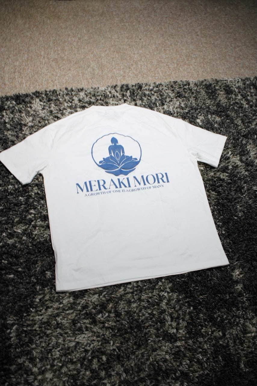 White Meraki Mori Tee