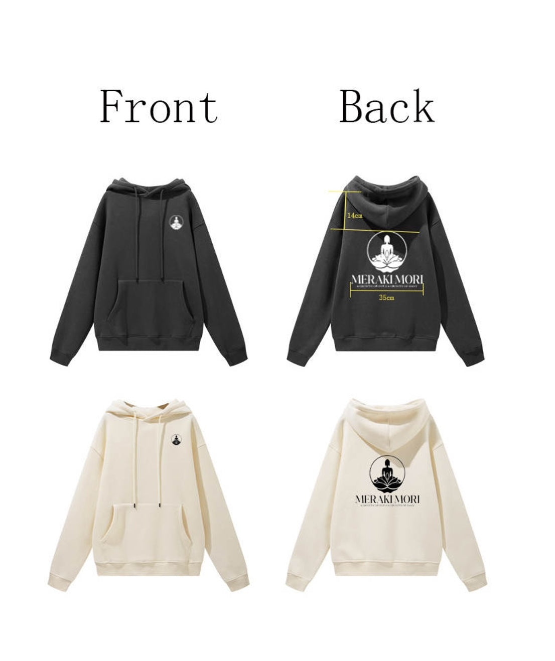 Cream Meraki Mori Hoodie