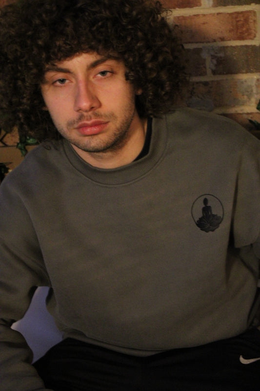 Grey Meraki Mori Sweater