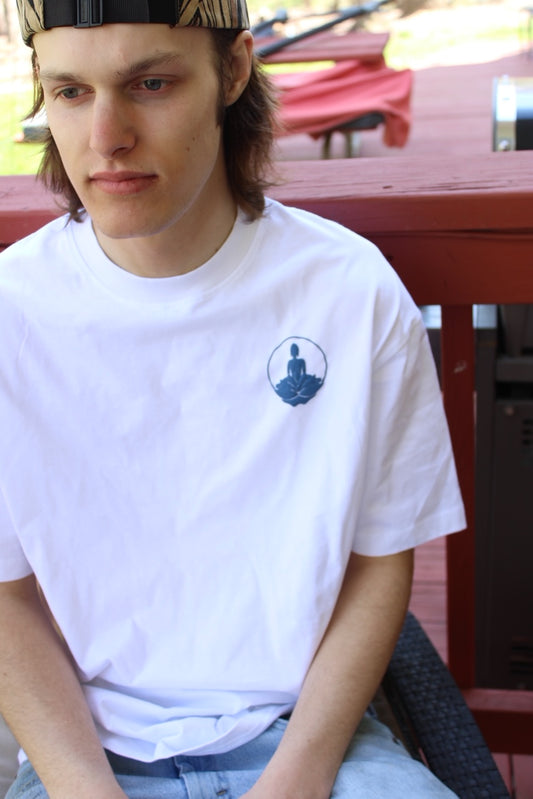 White Meraki Mori Tee